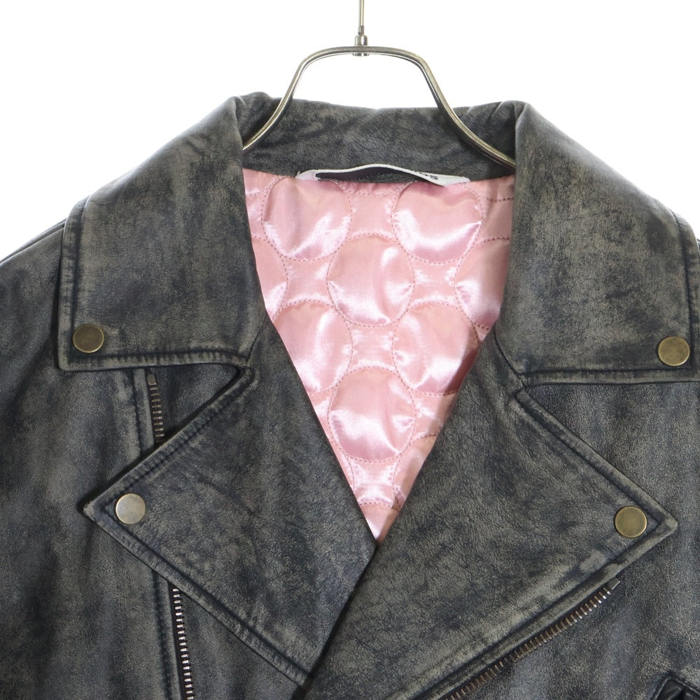 ACNE(アクネ) BIKER LEATHER JACKET バイカー レザージャケット FN-MN-LEAT00025 B70148 ブラック