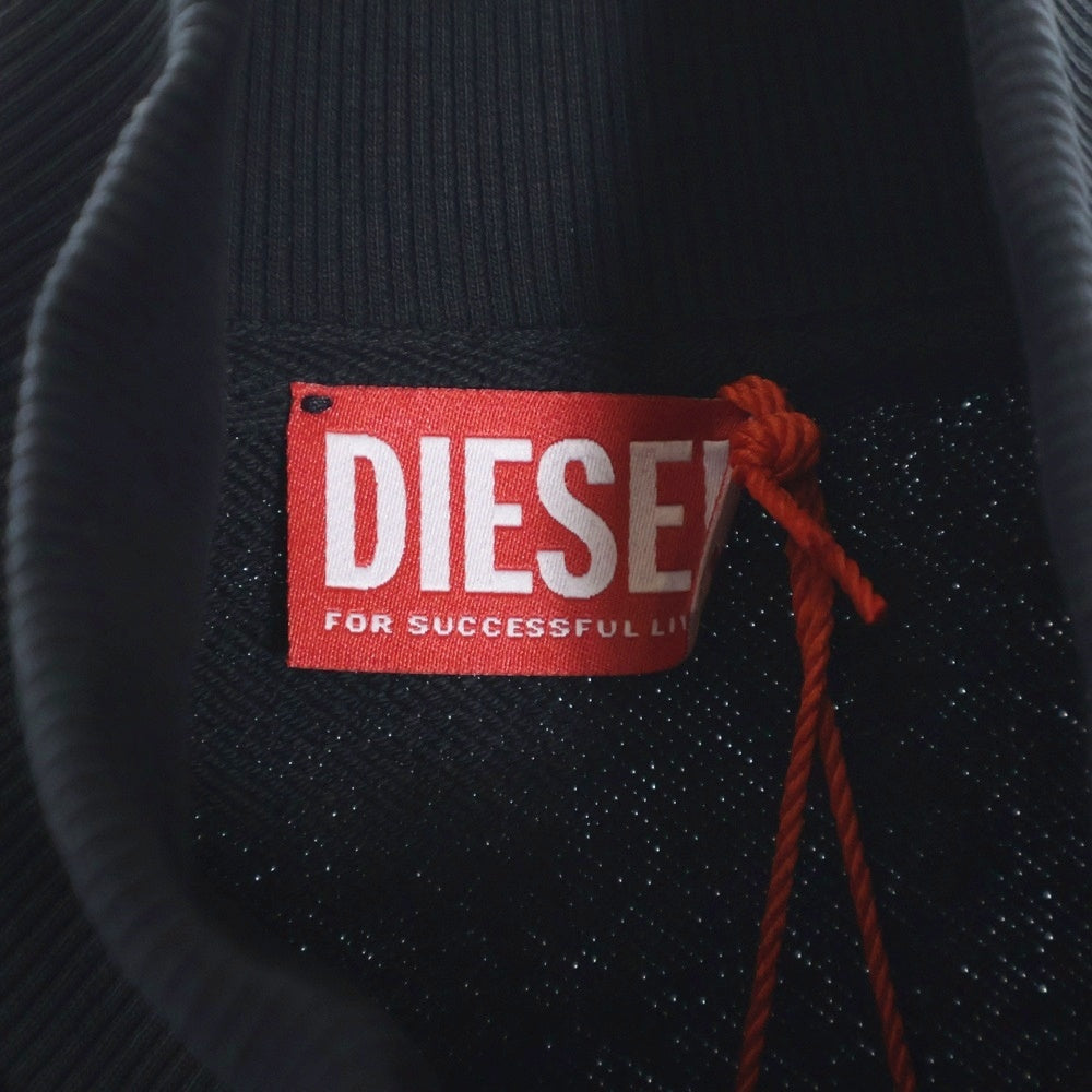 DIESEL(ディーゼル) S-GINNI-ZIP-OD ロゴ ジップアップジャケット A11439 0BMBJ ブラック