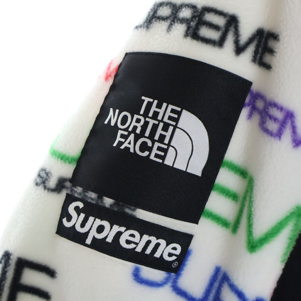SUPREME(シュプリーム) 21AW ×THE NORTH FACE Steep Tech Fleece Jacket ザノース フェイス スティープテック フリースジャケット ホワイト NA52101I