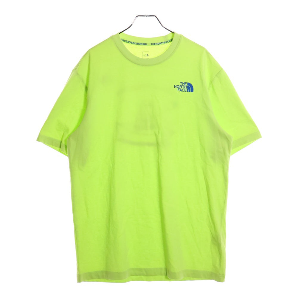 THE NORTH FACE(ザノースフェイス) バックプリント クルーネック半袖Tシャツ ライトグリーン