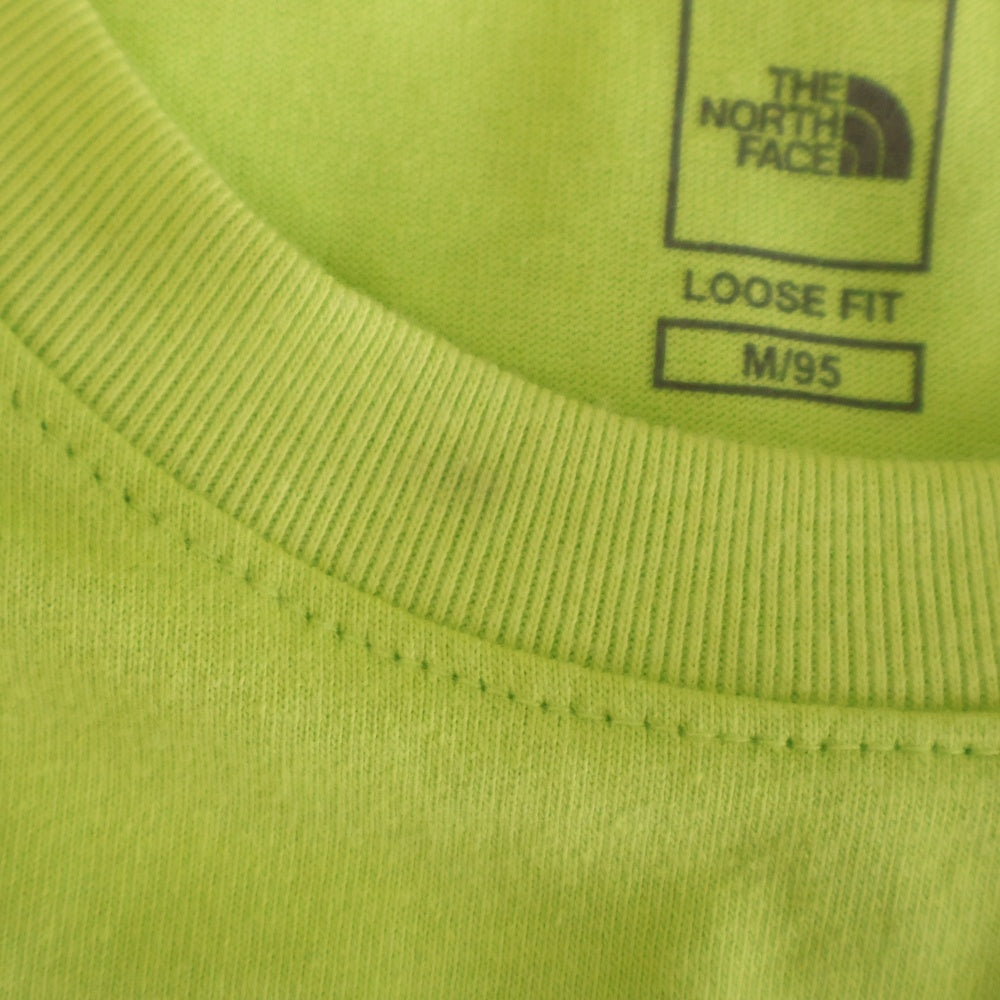 THE NORTH FACE(ザノースフェイス) バックプリント クルーネック半袖Tシャツ ライトグリーン