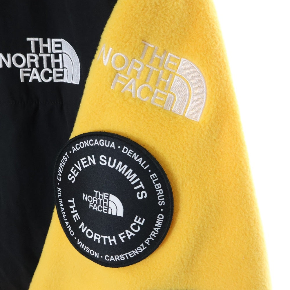 THE NORTH FACE(ザノースフェイス) SEVEN SUMMIT 95 RETRO DENALI JACKET ナイロン切り替え ジップアップフリースジャケット NF0A4N9D イエロー/ブラック