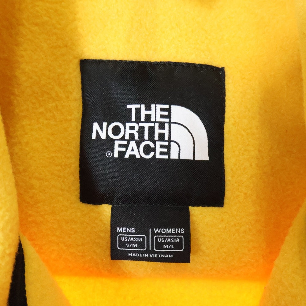 THE NORTH FACE(ザノースフェイス) SEVEN SUMMIT 95 RETRO DENALI JACKET ナイロン切り替え ジップアップフリースジャケット NF0A4N9D イエロー/ブラック