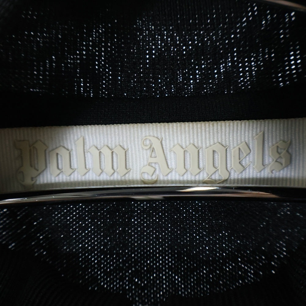 Palm Angels(パームエンジェルス) ロゴプリント アームライン ジップアップ トラックジャケット PWBD019C99FAB001 ブラック