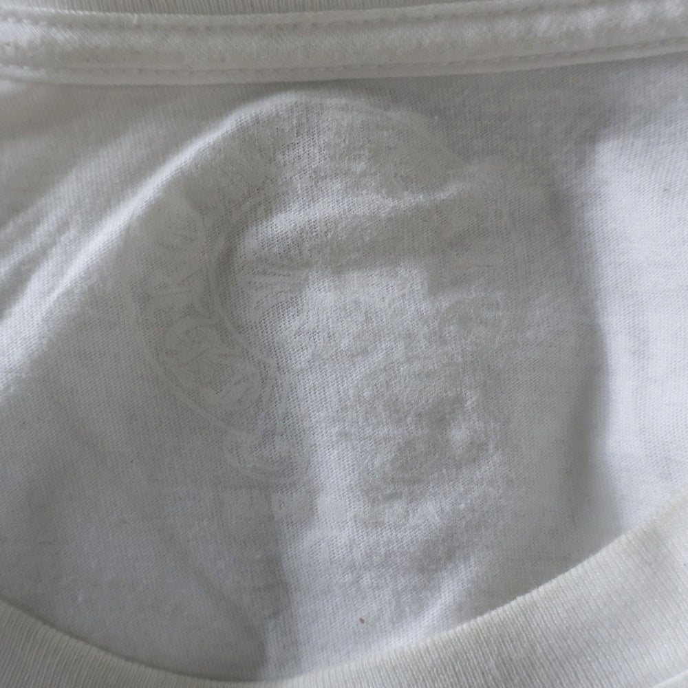 CHROME HEARTS(クロムハーツ) Floral Horseshoe L/S Tee フローラルホースシュー長袖Tシャツ カットソー ホワイト