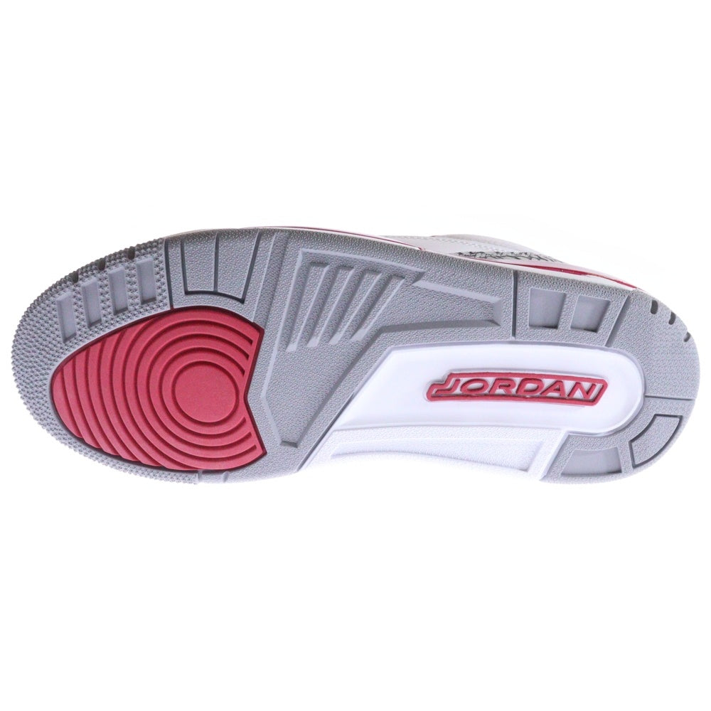 NIKE(ナイキ) Air Jordan 3 Cardinal Red エアジョーダン3 カーディナル レッド ローカットスニーカー CT8532-126 ホワイト/レッド US8.5/26.5