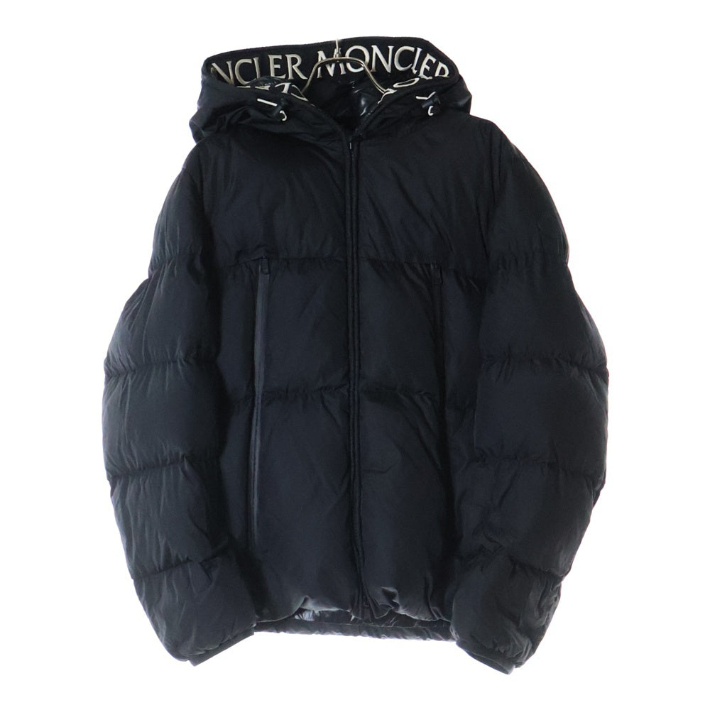 MONCLER(モンクレール) MOTCLA フーディロゴ刺繍 ジップアップ ダウンジャケット H20911B56900 ブラック