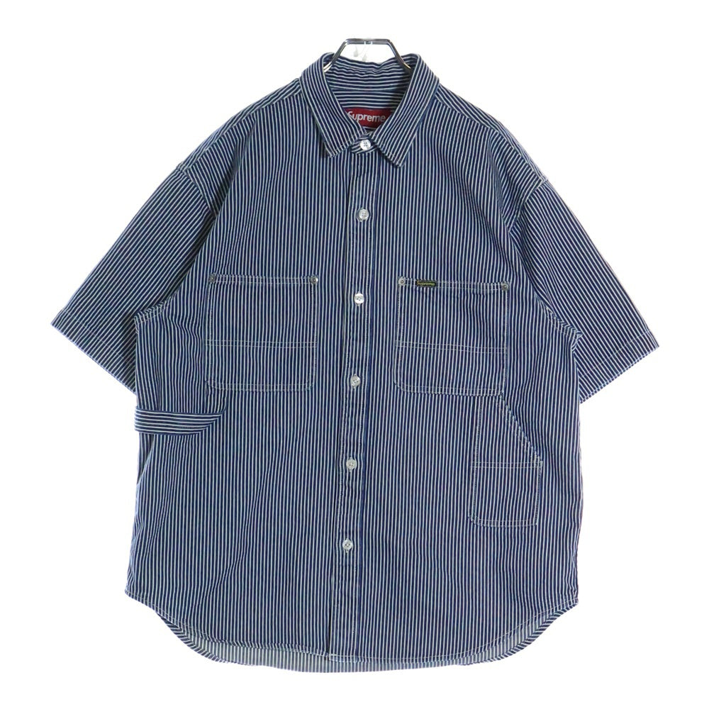 SUPREME(シュプリーム) 25SS Loose Fit S/S Denim Painter Shirt ルーズフィット デニムインター半袖シャツ インディゴ
