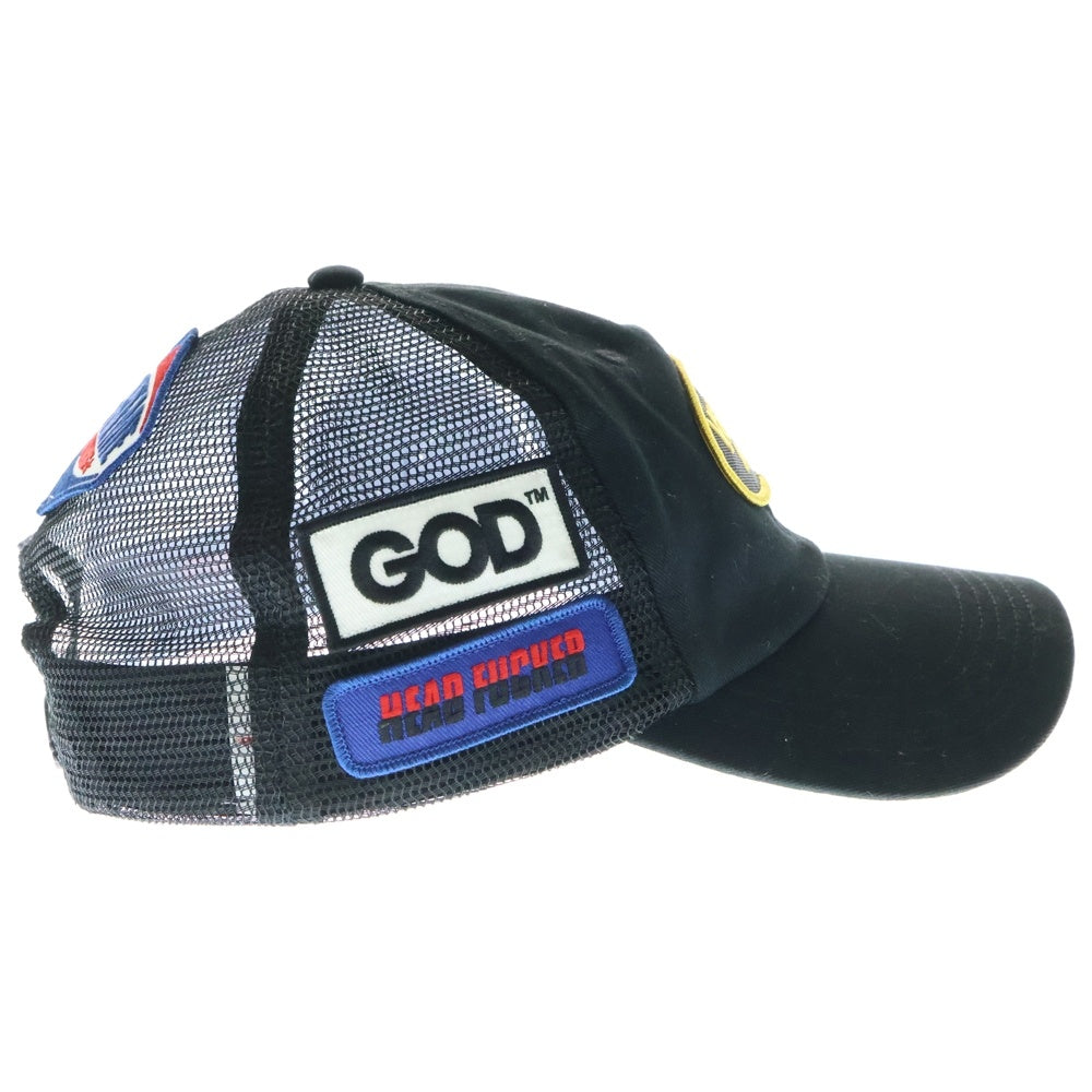 SUPREME(シュプリーム) 24AW ×HYSTERIC GLAMOUR ×VANSON 6-PANEL CAP ヒステリックグラマー バンソン メッシュキャップ ブラック