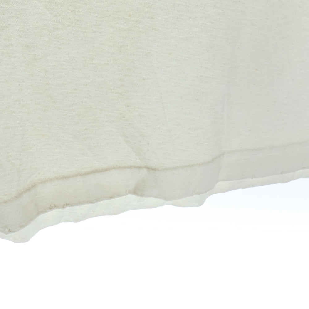 Acne Studios(アクネ ストゥディオズ) LOGO T-SHIRTS Fraded Black スタンプロゴ ダメージ加工 半袖Tシャツカットソー ホワイト TSHI000013