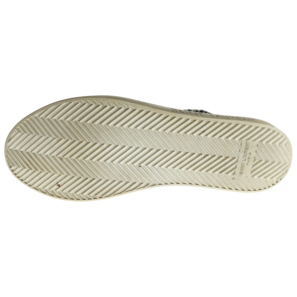 SAINT LAURENT PARIS(サンローランパリ) MALIBU MID SNEAKERS マリブ ミッド 総柄 スニーカー 606075 ブラック/グレー