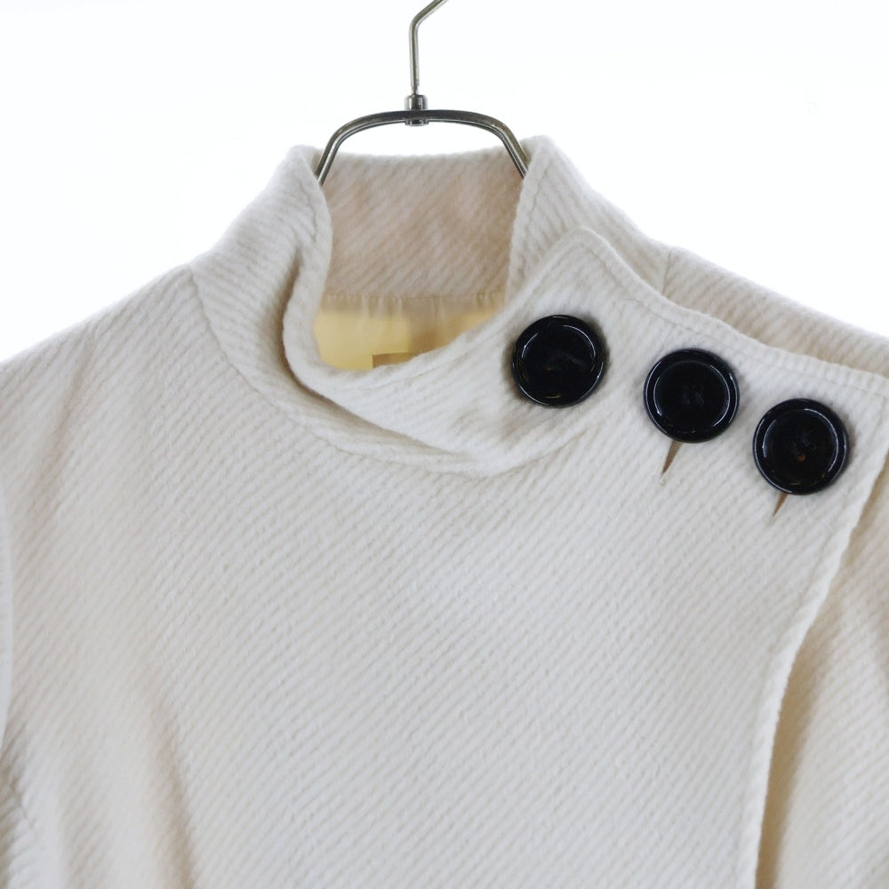 NO BRAND(ノーブランド) nanette lepore スタッズベルト付き コート ホワイト D0103 P9714 レディース