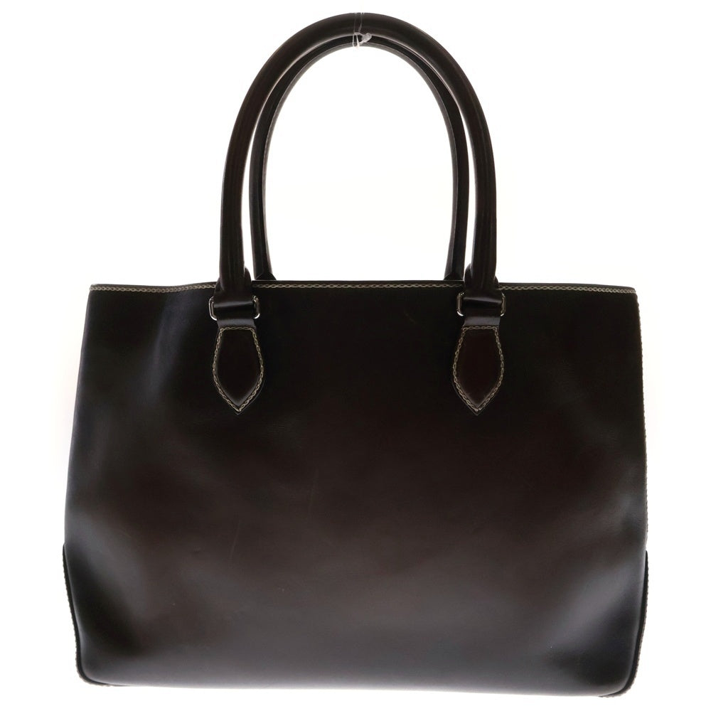 Berluti(ベルルッティ) トゥジュール ミニ ノルウィージャン レザートートバッグ ブラウン