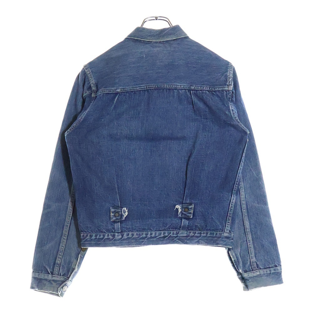 Levi's(リーバイス) 50s VINTAGE 506XX 1st 片面タブ BIG E ボタン裏17 スライドバックル デニムジャケット バックル切れ インディゴ