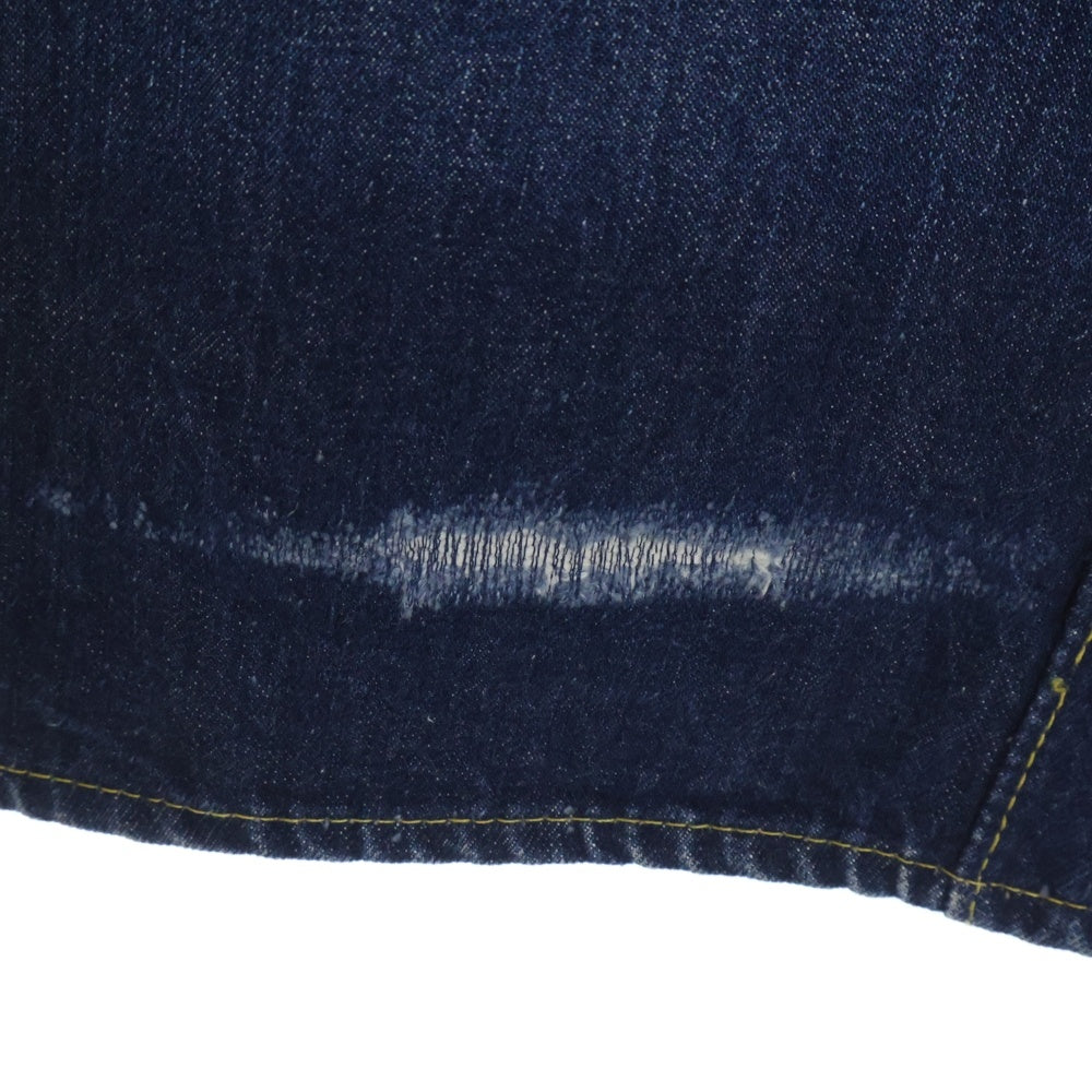 Levi's(リーバイス) 60s VINTAGE 501XX 紙パッチ ギャラ無 BIG E 両面タブ 隠しリベット ボタン裏刻印 E オフセット デニムパンツ インディゴ