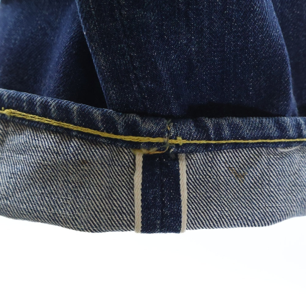 Levi's(リーバイス) 60s VINTAGE 501XX 紙パッチ ギャラ無 BIG E 両面タブ 隠しリベット ボタン裏刻印 E オフセット デニムパンツ インディゴ