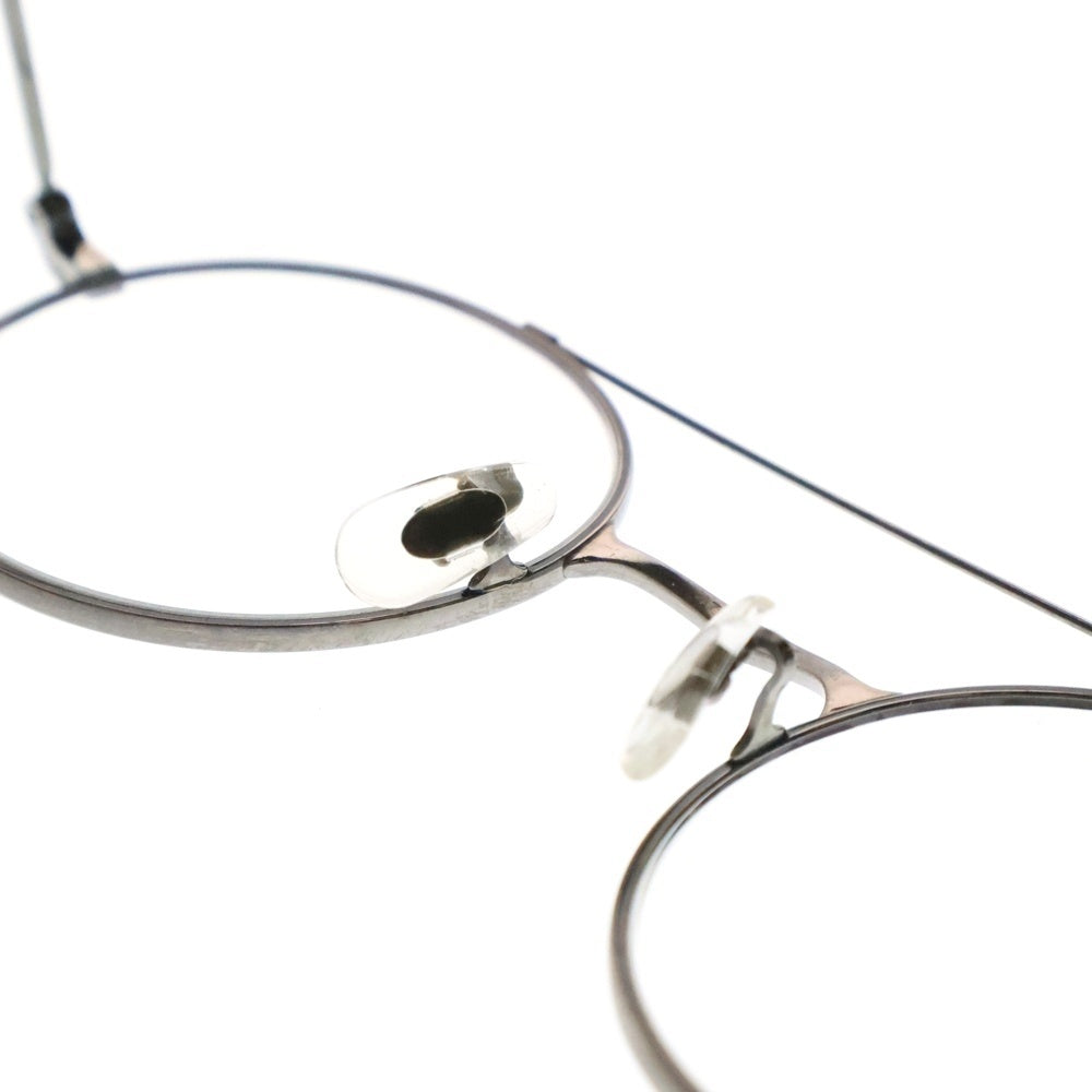 OLIVER PEOPLES(オリバーピープルズ) SANSON ダブルブリッジ メタルフレーム サングラス 眼鏡 シルバー