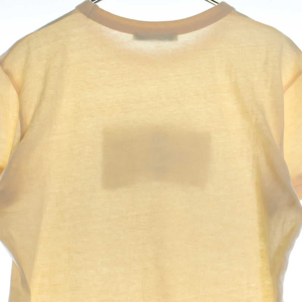 Acne Studios(アクネ ストゥディオズ) スリムフィット ロゴプリント 半袖クルーネックシャツ ベージュ TSHI000678-AL0417