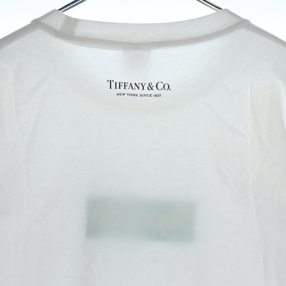 SUPREME(シュプリーム) 21AW ×TIFFANY&Co. Box Logo Tee ティファニー ボックスロゴプリントTシャツ 半袖クルーネックカットソー ホワイト