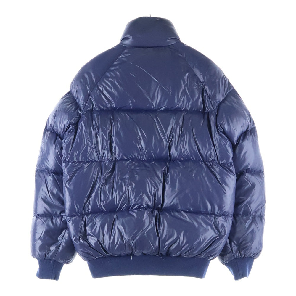 MONCLER(モンクレール) ワッペン付き ジップアップ ダウンジャケット SMA-271 ネイビー キッズ