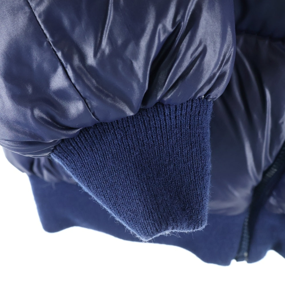 MONCLER(モンクレール) ワッペン付き ジップアップ ダウンジャケット SMA-271 ネイビー キッズ