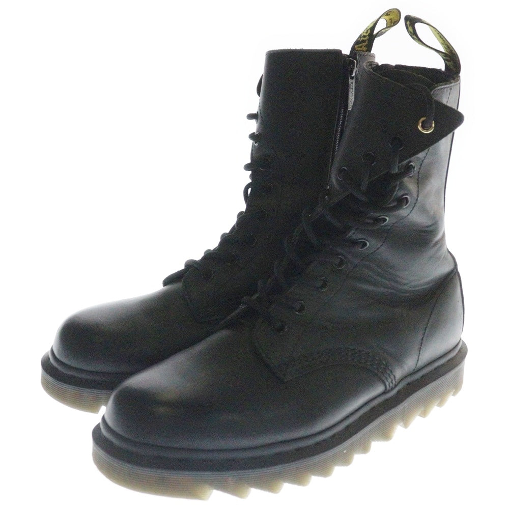 Dr.Martens(ドクターマーチン) 20AW ×YohjiYamamoto pour homme 10ホール ステッチ レースアップ ブーツ ブラック AW006 ブラック