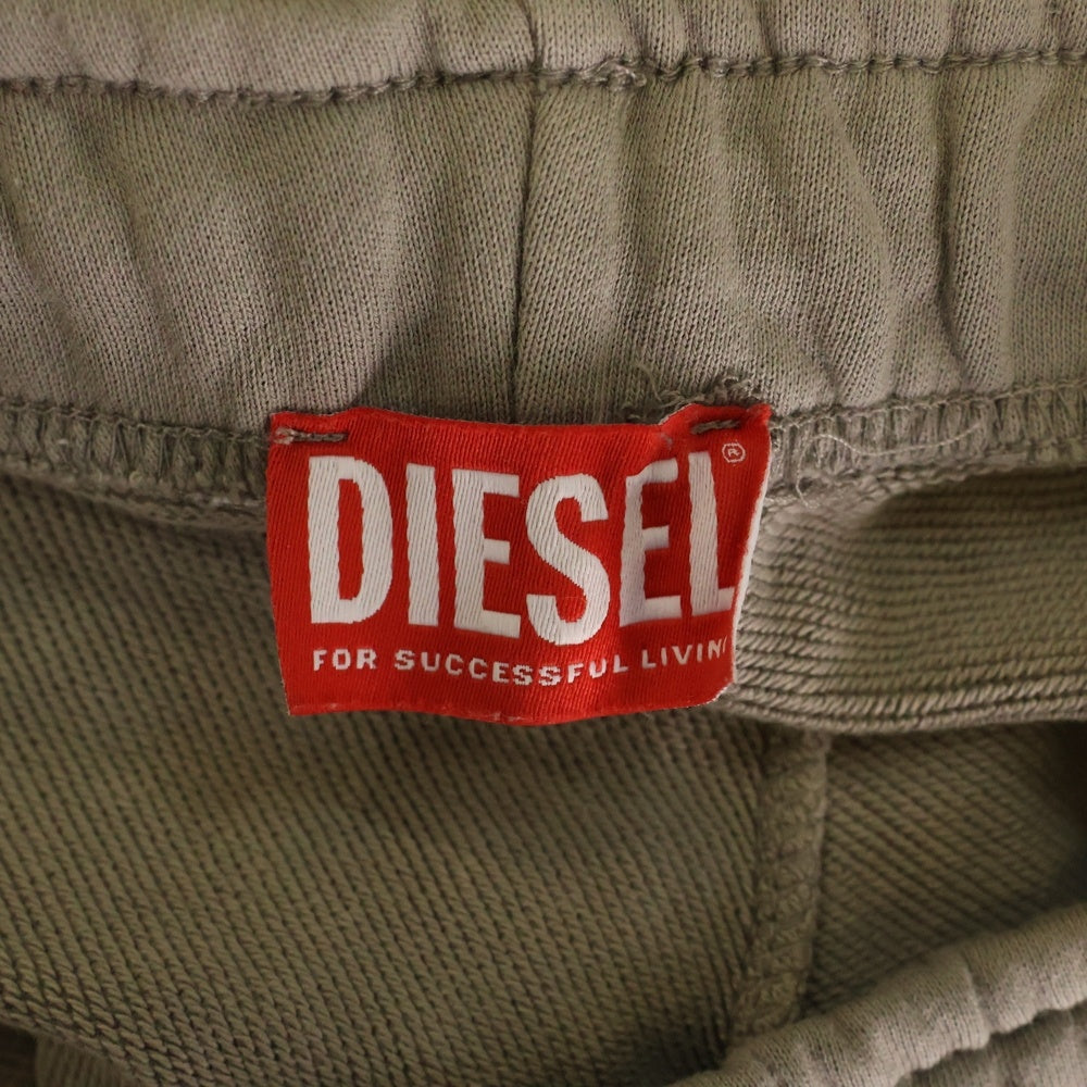 DIESEL(ディーゼル) ロゴパッチ ハーフパンツ ベージュ A10996