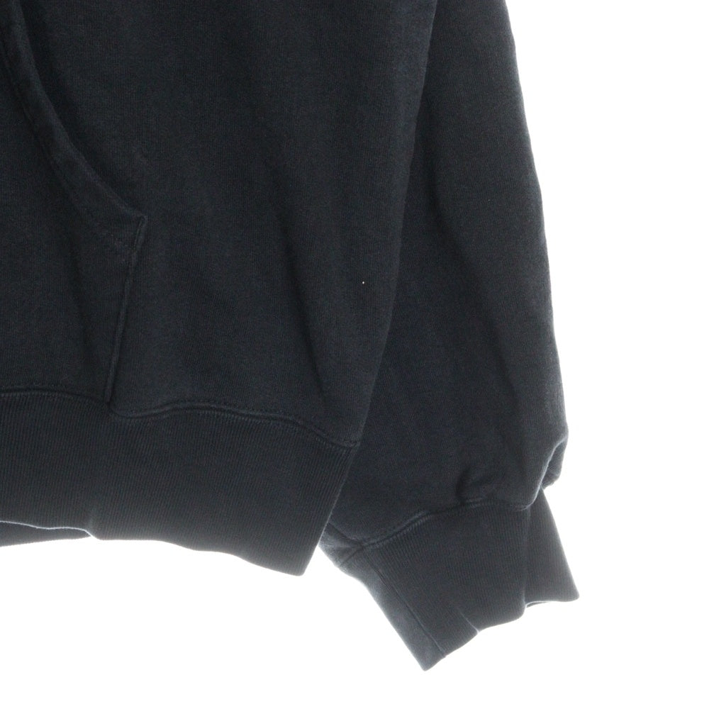 SUPREME(シュプリーム) 23AW Satin Applique Hooded Sweatshirt サテン アップリケ スウェット プルオーバーパーカー ブラック