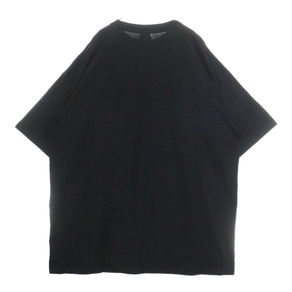VETEMENTS(ヴェトモン) 20SS ロゴスタッズ クルーネック半袖Tシャツカットソー SS20TR420 ブラック