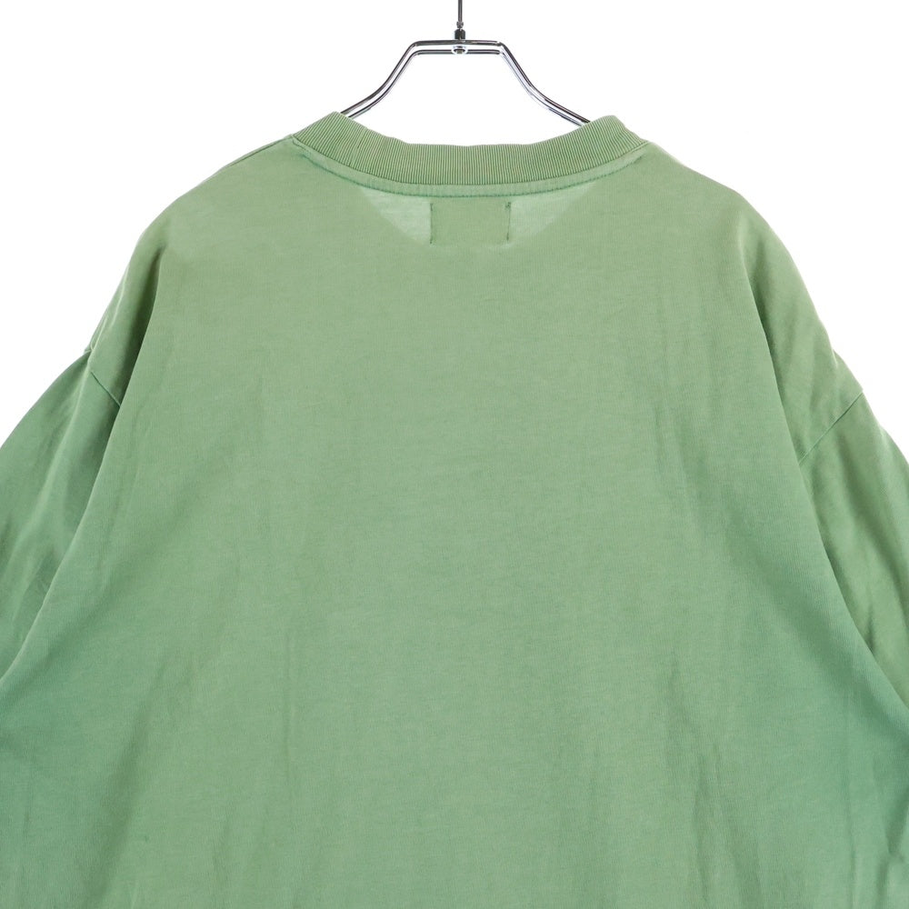 STUSSY(ステューシー) 20SS Overssized Flip オーバーサイズ フリップ クルーネック半袖カットソー カーキ 214537