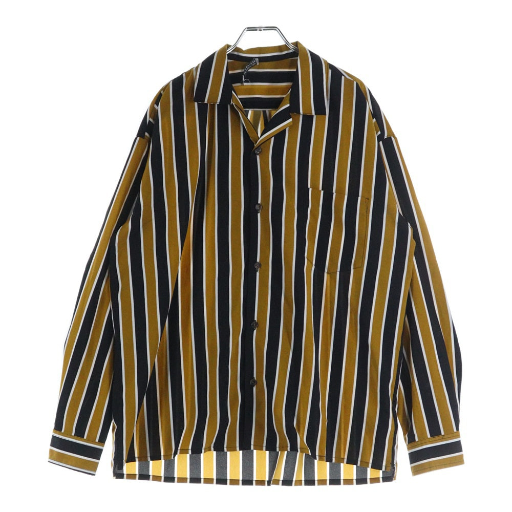 NO BRAND(ノーブランド) 長袖シャツ ストライプ