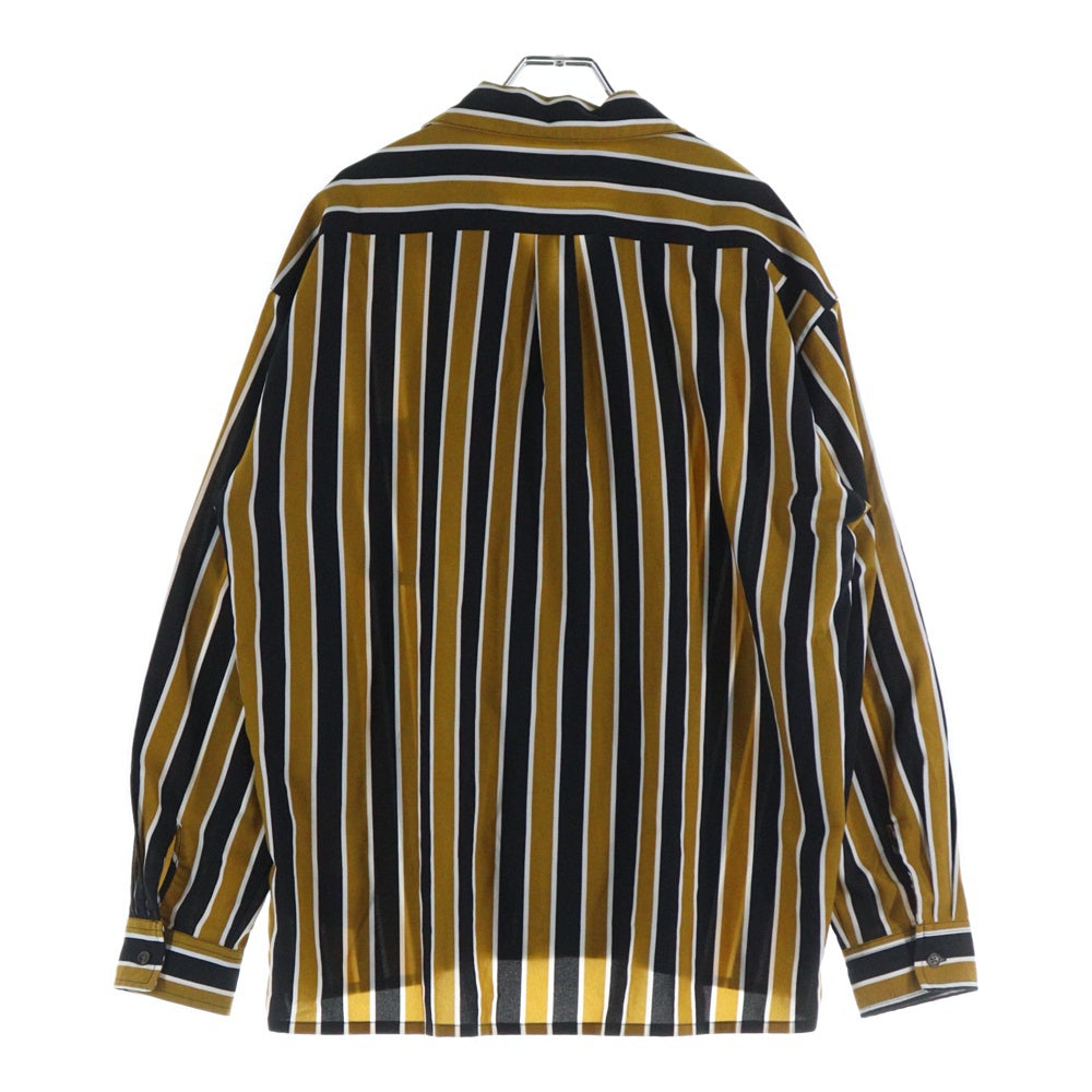 NO BRAND(ノーブランド) 長袖シャツ ストライプ