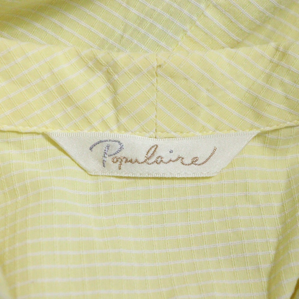 NO BRAND(ノーブランド) 長袖シャツ イエロー