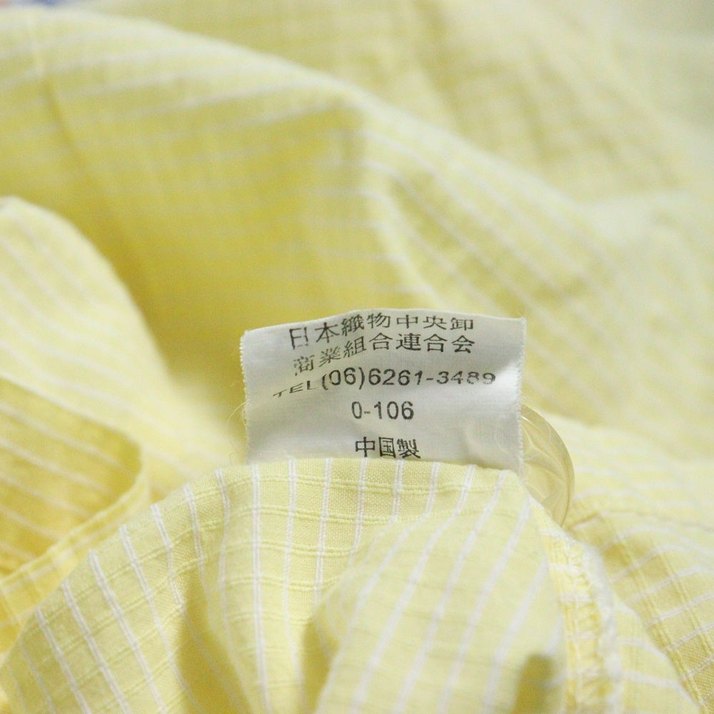 NO BRAND(ノーブランド) 長袖シャツ イエロー