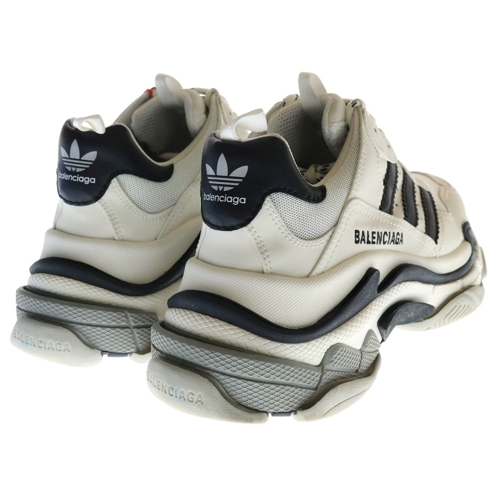 BALENCIAGA(バレンシアガ) ×ADIDAS TRIPLE S TRAINERS 712821 アディダス トリプルエス レースアップスニーカー ダッドスニーカー ブラック