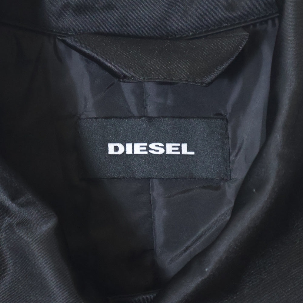 DIESEL(ディーゼル) バックル付き 断熱 コートジャケット ブラック 00S3S8