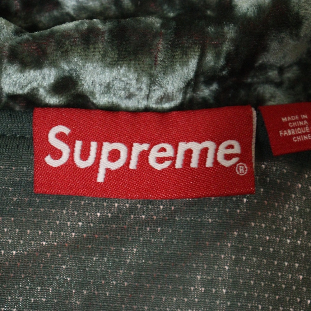 SUPREME(シュプリーム) 23AW Crushed Velvet Track Jacket クラッシュト ベルベット トラックジャケット カーキ