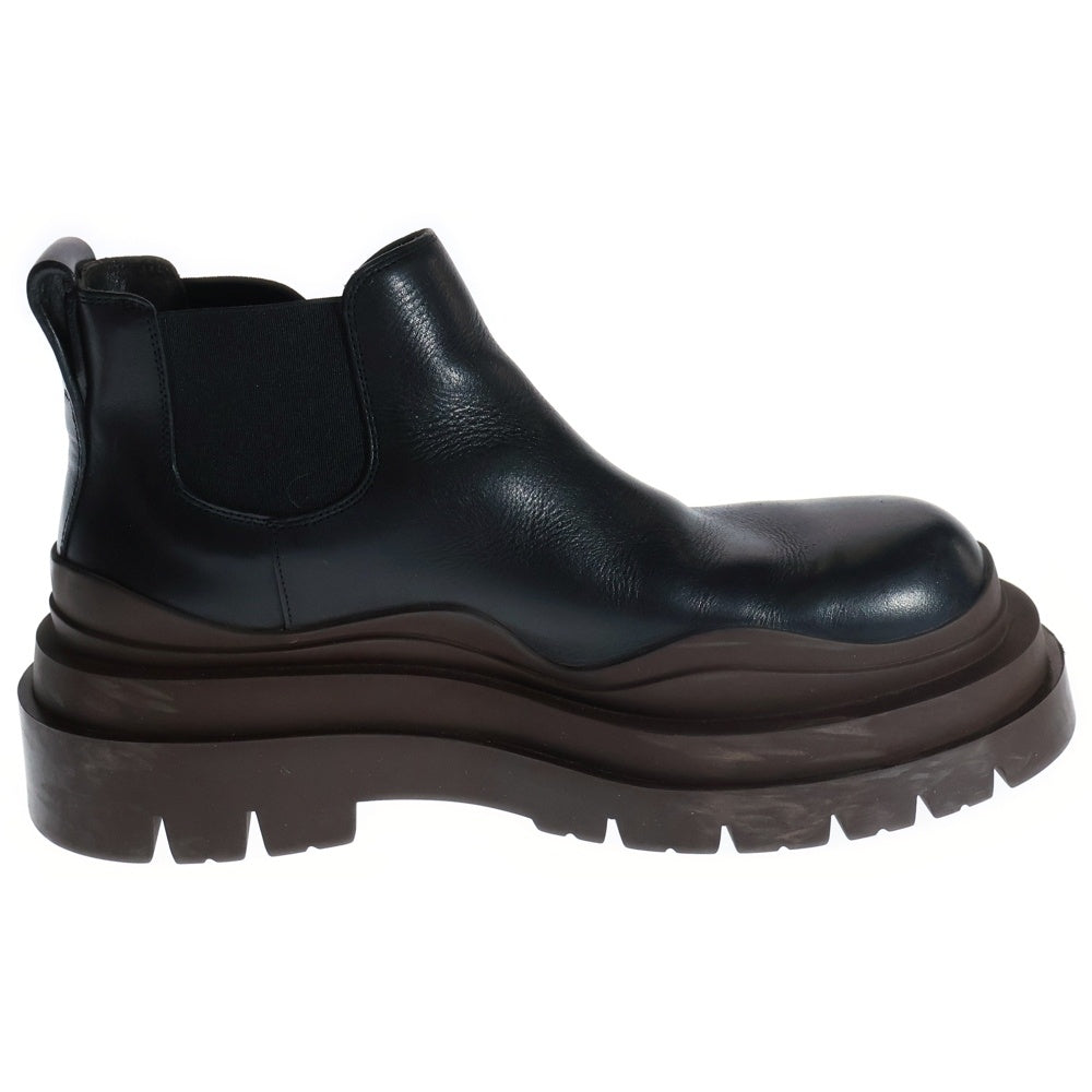 BOTTEGA VENETA(ボッテガヴェネタ) TIRE タイヤ アンクル チェルシーブーツ ブラック/ブラウン 630281 VBS50 1029 レディース