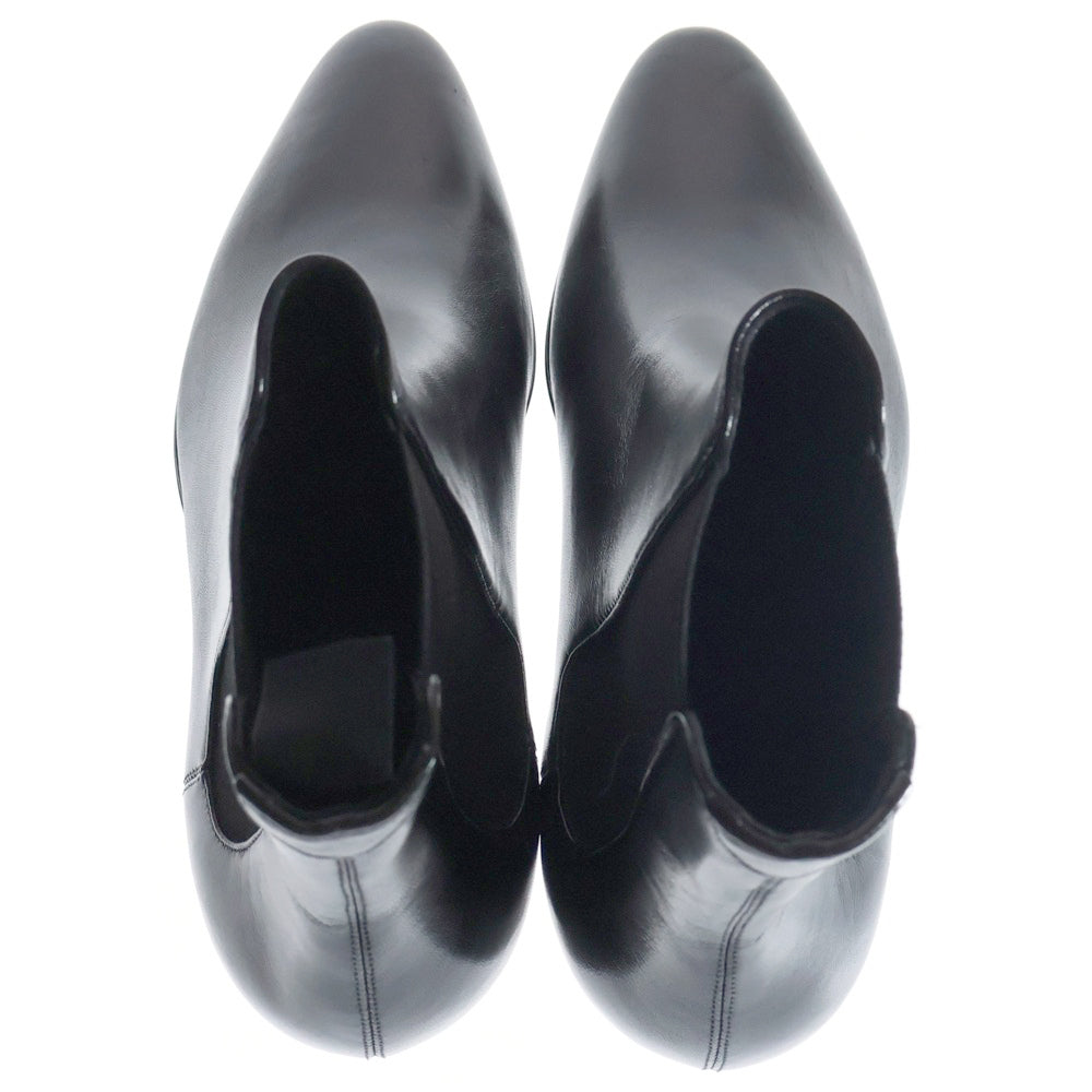 SAINT LAURENT PARIS(サンローランパリ) WYATT CHELSEA BOOTS レザー サイドゴア チェルシー ブーツ ブラック 592438 レディース