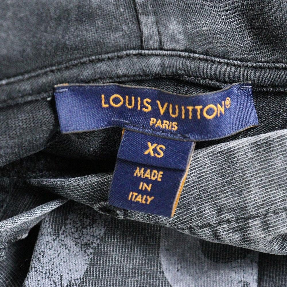 LOUIS VUITTON(ルイヴィトン) 24AW ヴィンテージエフェクトチェーン装飾パーカー レディース グレー RW242WW GPV FRST01