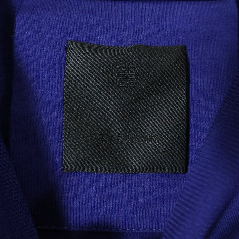GIVENCHY(ジバンシィ) Overlapped Embroidered Tee BM71FC3YCV オーバーラップエフェクト刺繍レイヤード長袖Tシャツ カットソー ブルー
