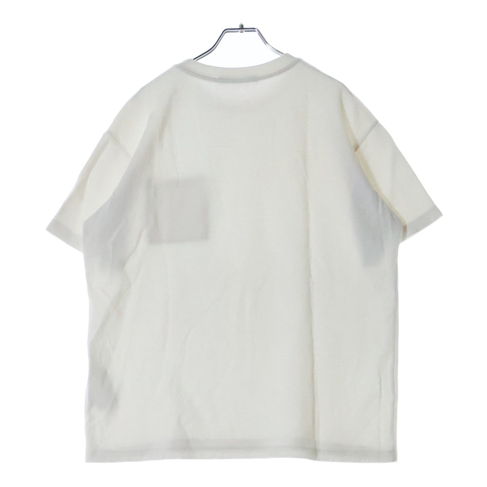 LOUIS VUITTON(ルイヴィトン) モノグラム切り替え ポケット クルーネック半袖Tシャツ RM241MQ TCL HQY41W ホワイト