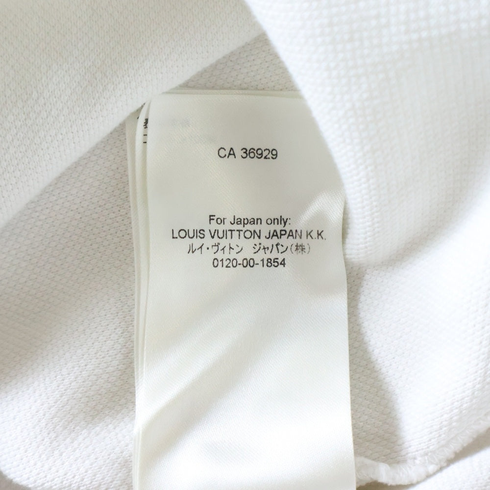 LOUIS VUITTON(ルイヴィトン) モノグラム切り替え ポケット クルーネック半袖Tシャツ RM241MQ TCL HQY41W ホワイト