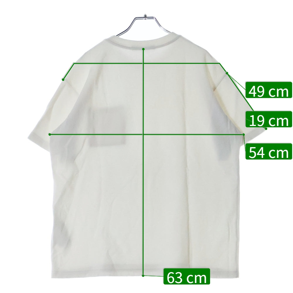 LOUIS VUITTON(ルイヴィトン) モノグラム切り替え ポケット クルーネック半袖Tシャツ RM241MQ TCL HQY41W ホワイト