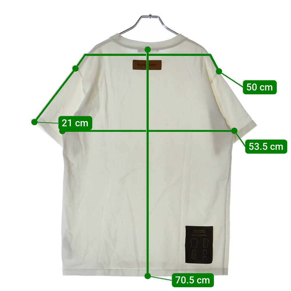 LOUIS VUITTON(ルイヴィトン) 20SS Inside Out Tee インサイドアウト半袖Tシャツ RM201Q JYN HIY47W ホワイト
