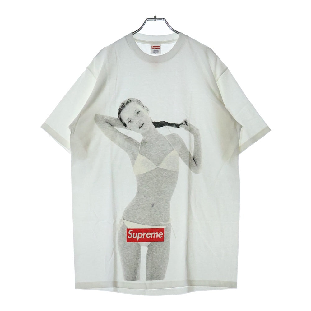 SUPREME(シュプリーム) 04SS 10th Anniversary Kate Moss Tee 10周年記念 ケイトモス ボックスロゴ 半袖Tシャツ ホワイト