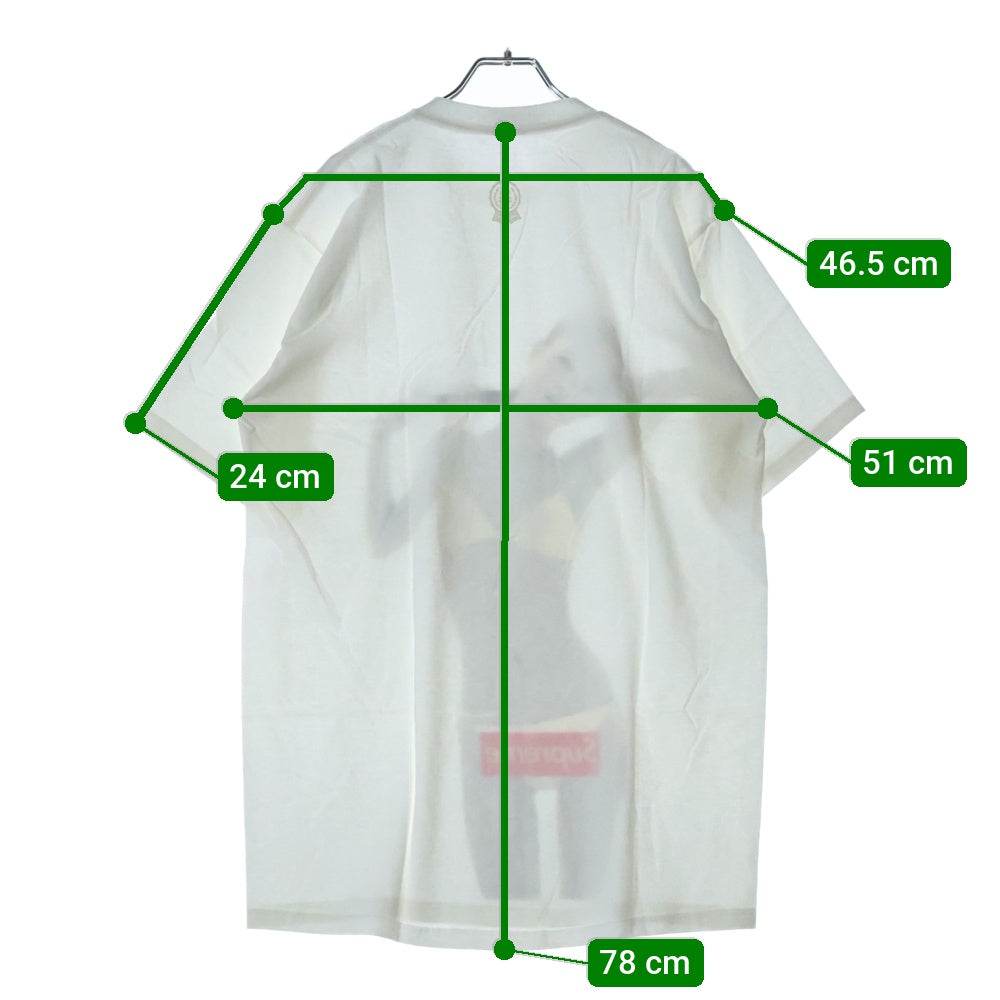 SUPREME(シュプリーム) 04SS 10th Anniversary Kate Moss Tee 10周年記念 ケイトモス ボックスロゴ 半袖Tシャツ ホワイト
