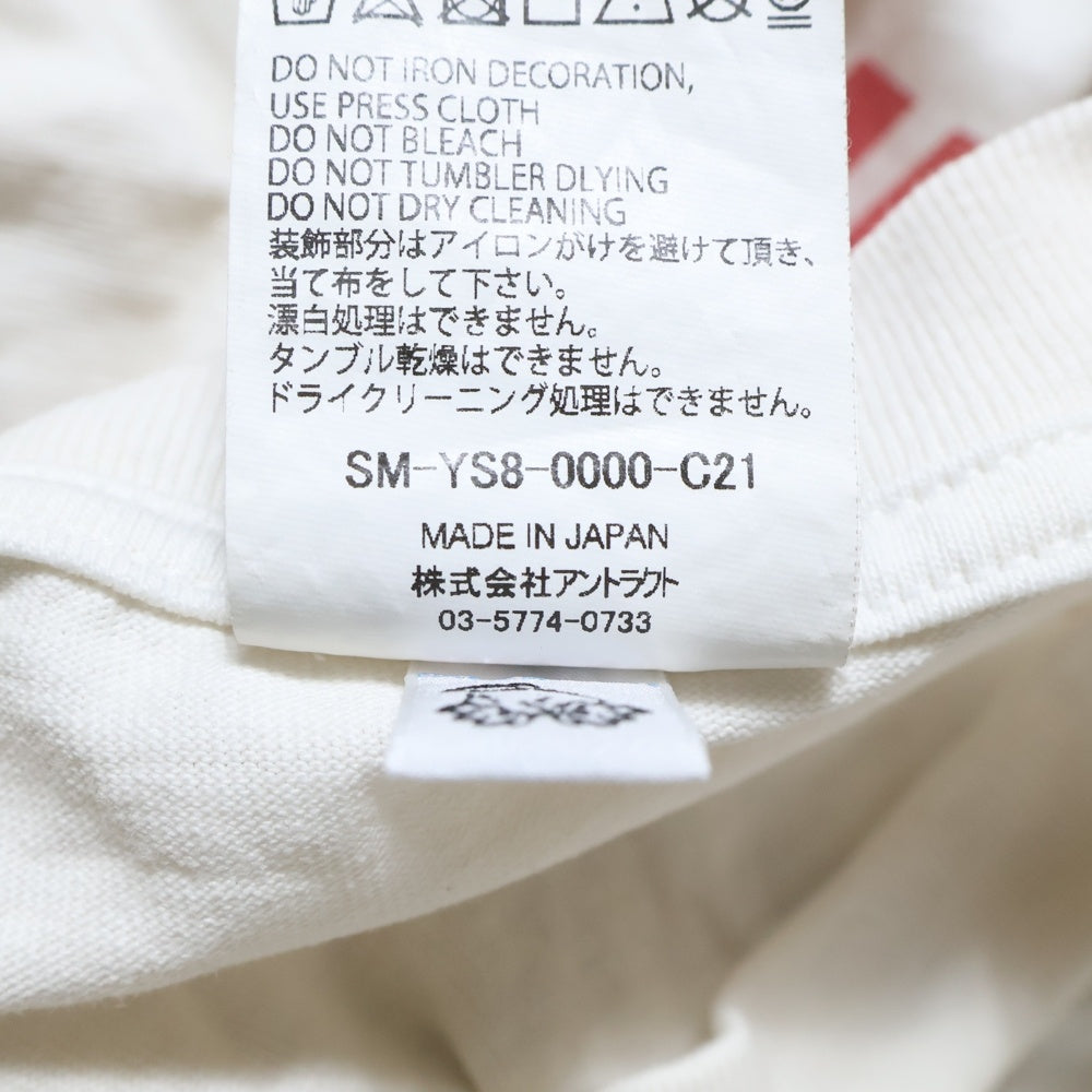 SAINT MICHAEL(セントマイケル) 24SS FD-SS TEE BIKEFREEDOM フリーダム プリントクルーネック半袖Tシャツ SM-YS8-0000-C21 ホワイト
