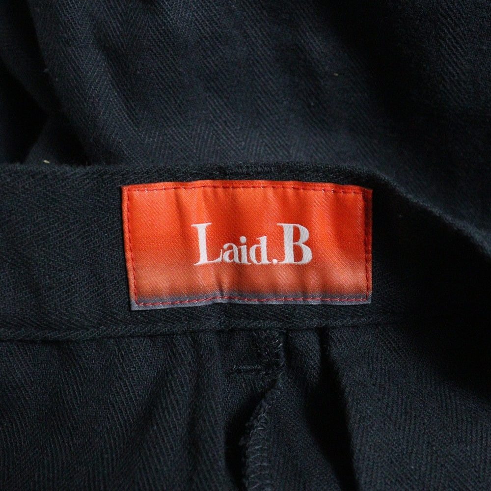Laid.B(レイドビー) Tack Pocket Slacks タックポケット スラックスパンツ LB25SS-PT02 ブラック