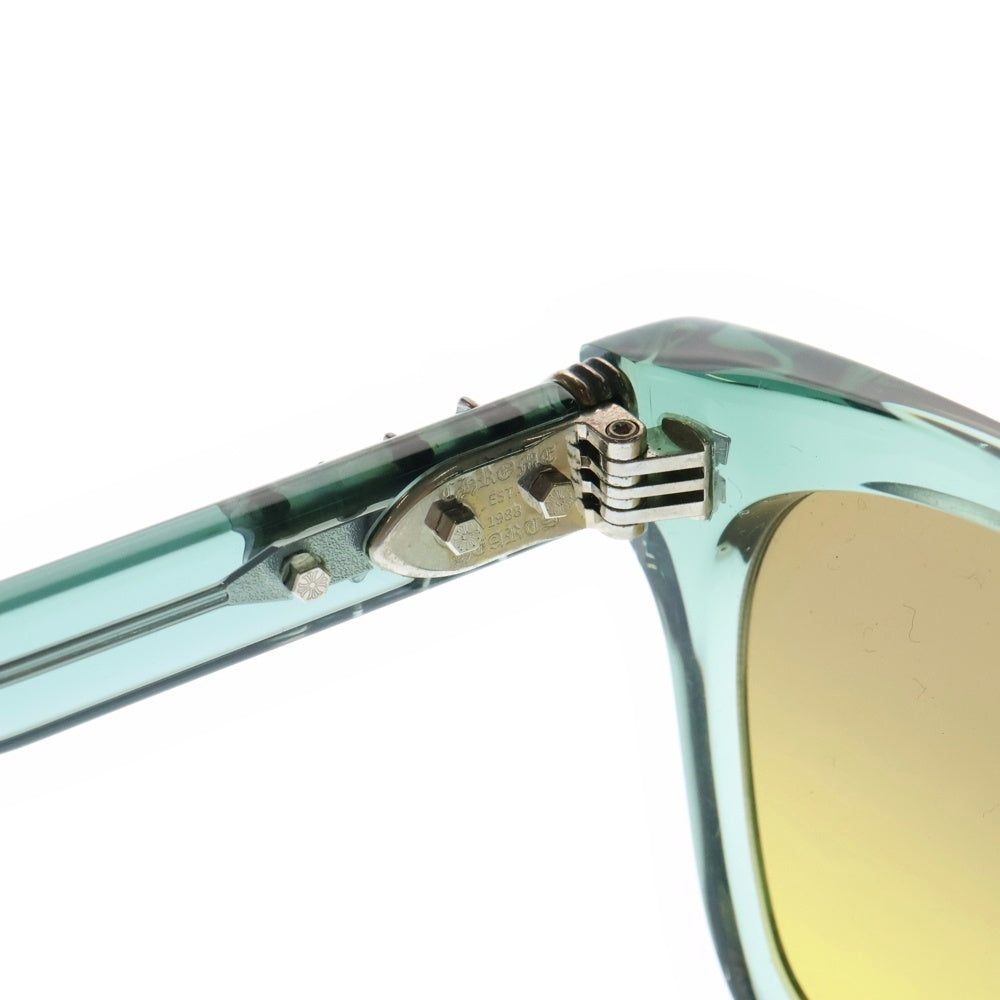 CHROME HEARTS(クロムハーツ) CLITTERATI スターテンプル クリアフレーム サングラス ライトグリーン